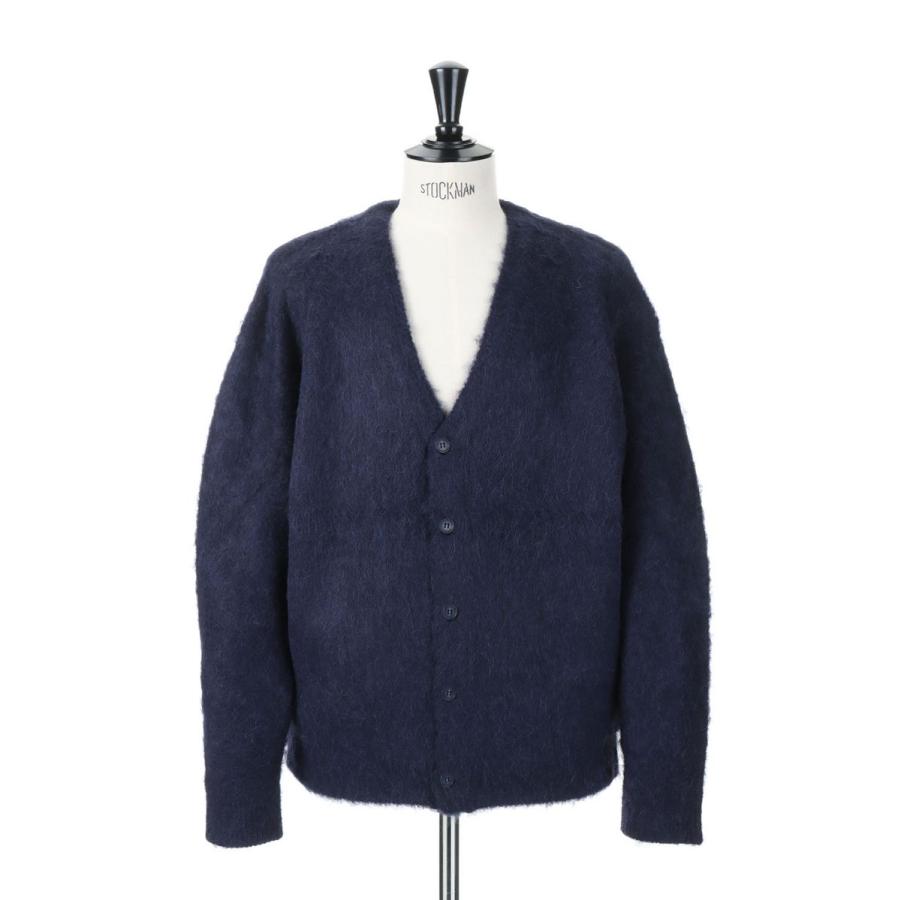 【SALE】ALPACA CARDIGAN(1004AWKN02) - B:NAVY - is-ness(イズネス) | 