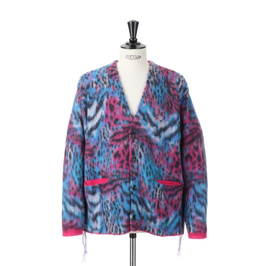 doublet（ダブレット） MIX ANIMAL JACQUARD BRUSHED CARDIGAN 