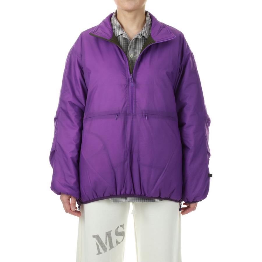  45 OFF 16 TECH REVERSIBLE PULLOVER PUFF JACKET PURPLE BJ