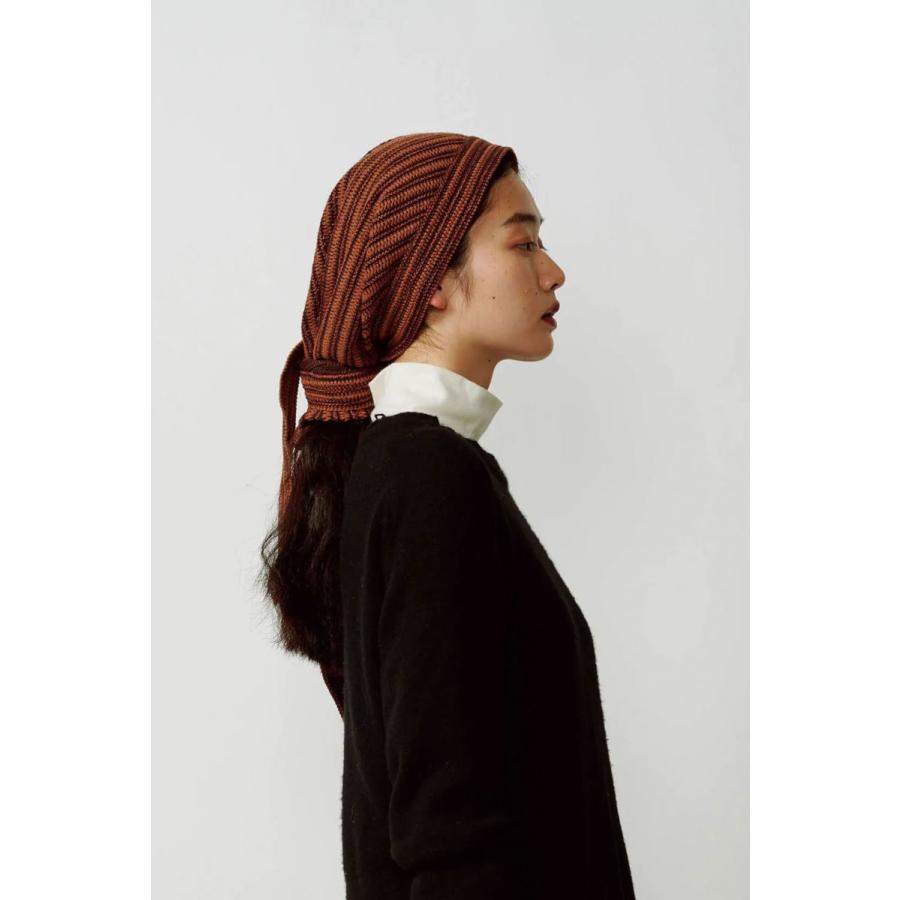 【16時までのご注文で最短翌日発送】【40%OFF】KERCHIEF -BROWN (2223010 ) La Maison de Lyllis(ラ メゾン ド リリス)｜deepinsideinc｜04