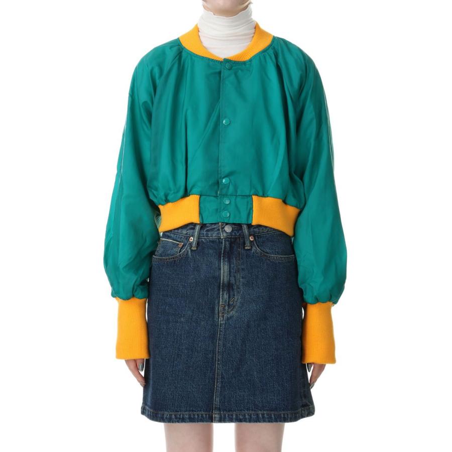 【P5倍 / SALE】circa make short nylon award jacket (cc22aw-32) 77circa -Women-(ナナナナサーカ) | 77circa