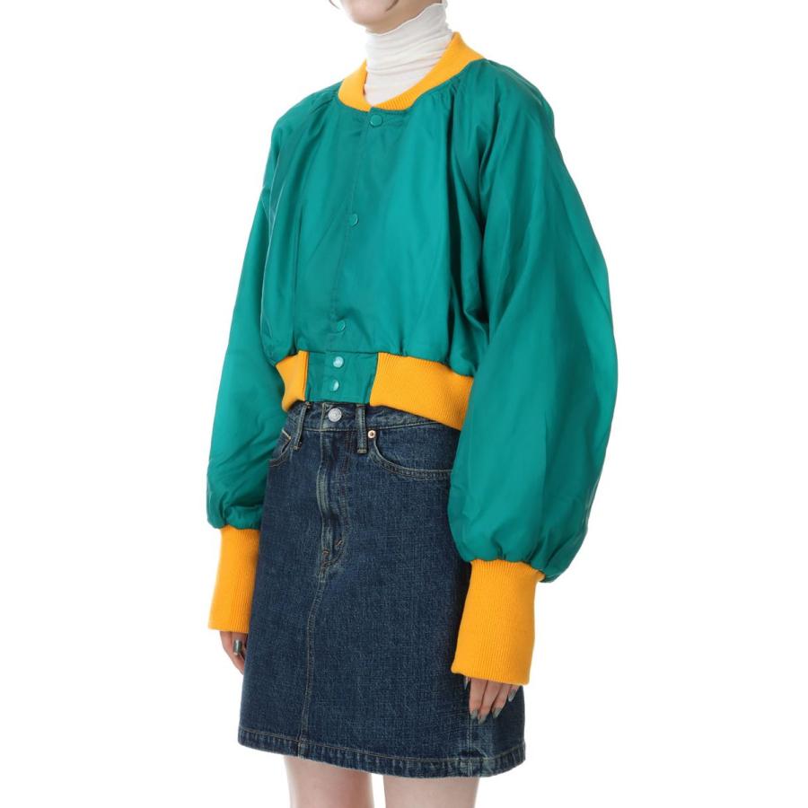 【P5倍 / SALE】circa make short nylon award jacket (cc22aw-32) 77circa -Women-(ナナナナサーカ) | 77circa | 01