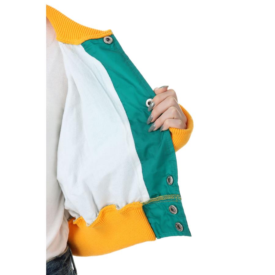 【P5倍 / SALE】circa make short nylon award jacket (cc22aw-32) 77circa -Women-(ナナナナサーカ) | 77circa | 06