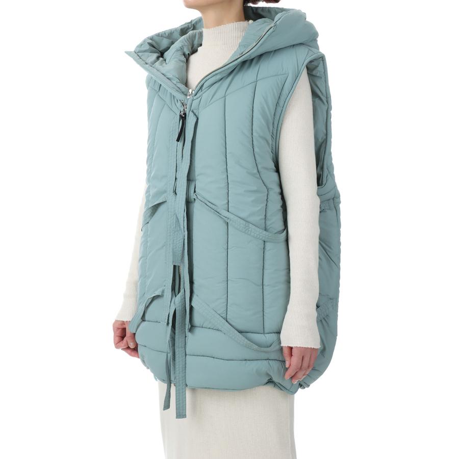 【P5倍 / SALE】wild things × 77circa separate hood padding life vest -BLUE GRAY / MEDIUM (ccw22aw-01) 77circa -Women-(ナナナナサーカ) | 77circa | 02