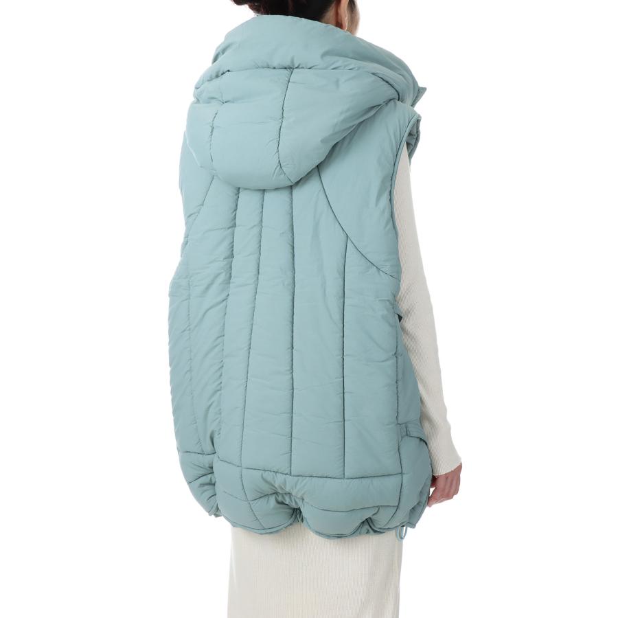 【P5倍 / SALE】wild things × 77circa separate hood padding life vest -BLUE GRAY / MEDIUM (ccw22aw-01) 77circa -Women-(ナナナナサーカ) | 77circa | 03