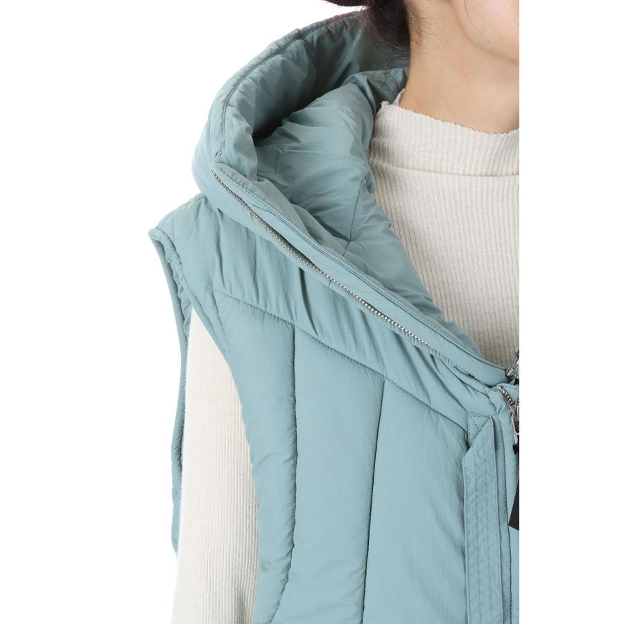 【P5倍 / SALE】wild things × 77circa separate hood padding life vest -BLUE GRAY / MEDIUM (ccw22aw-01) 77circa -Women-(ナナナナサーカ) | 77circa | 04