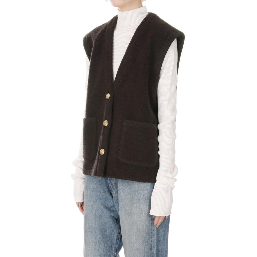 【P5倍 / SALE】LUIGI VEST -Brown (TNH22200-10) The Newhouse(ザニューハウス) | THE NEWHOUSE | 01