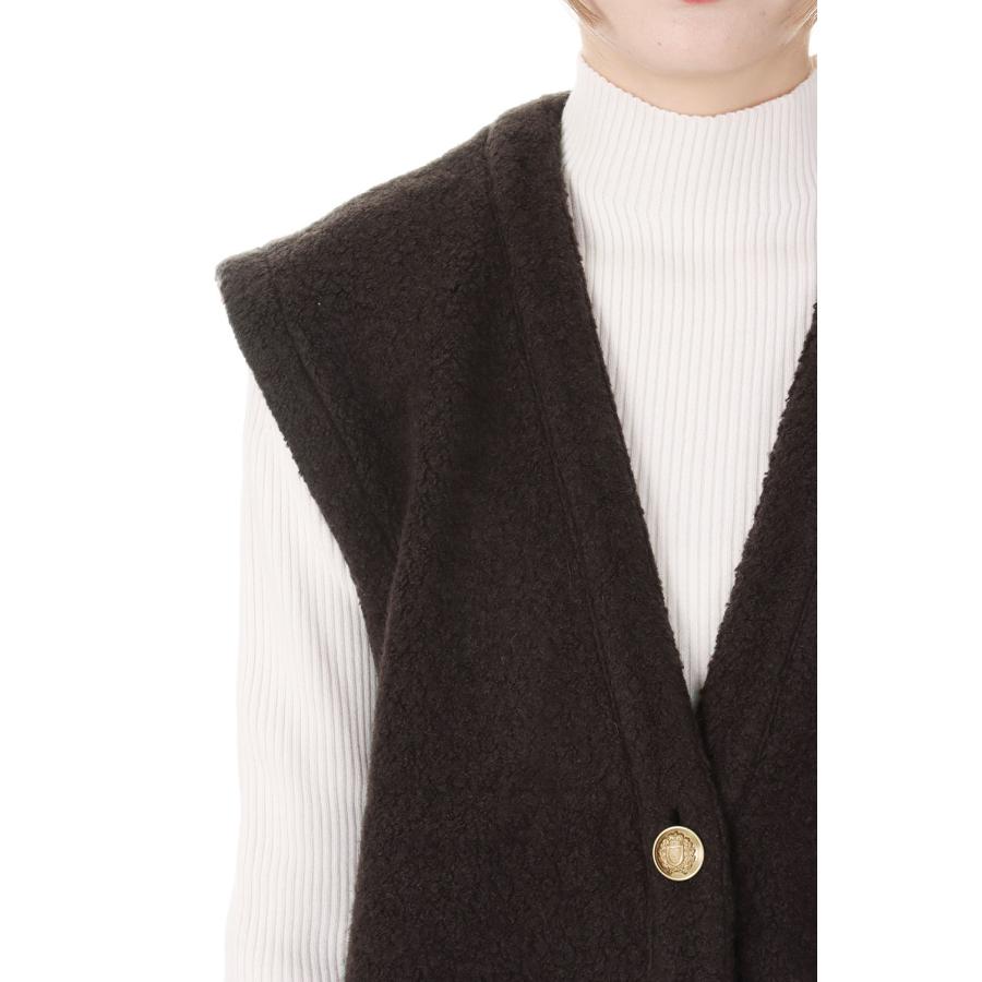 【P5倍 / SALE】LUIGI VEST -Brown (TNH22200-10) The Newhouse(ザニューハウス) | THE NEWHOUSE | 03