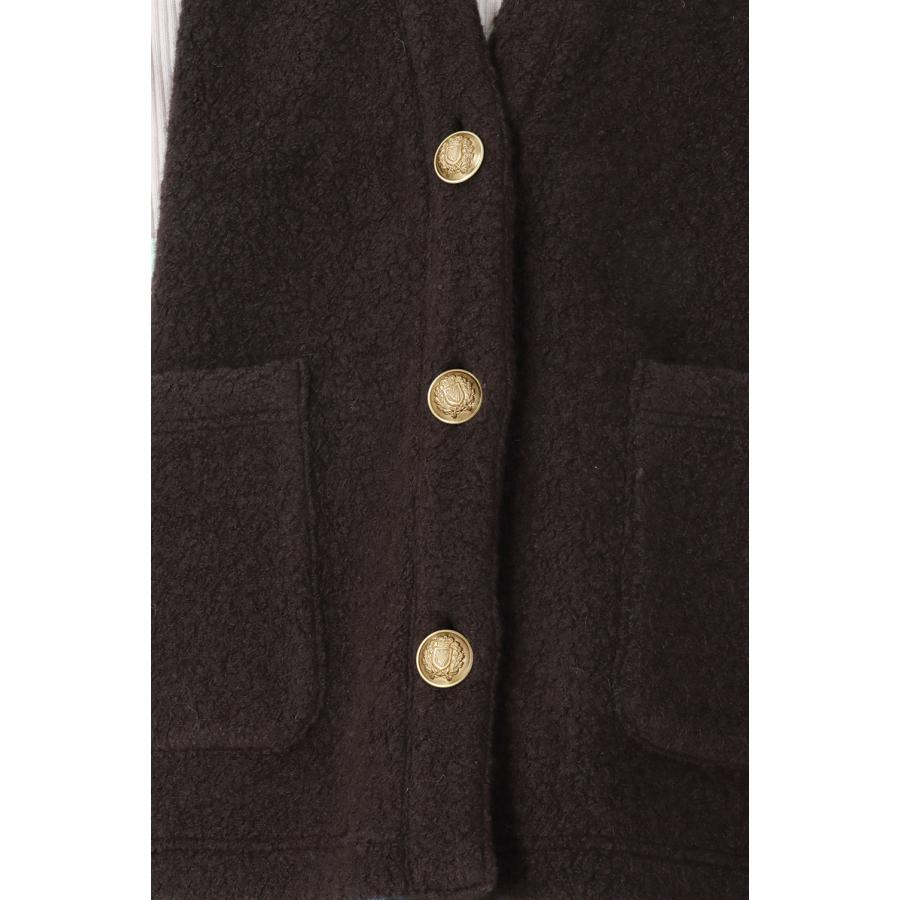 【P5倍 / SALE】LUIGI VEST -Brown (TNH22200-10) The Newhouse(ザニューハウス) | THE NEWHOUSE | 04