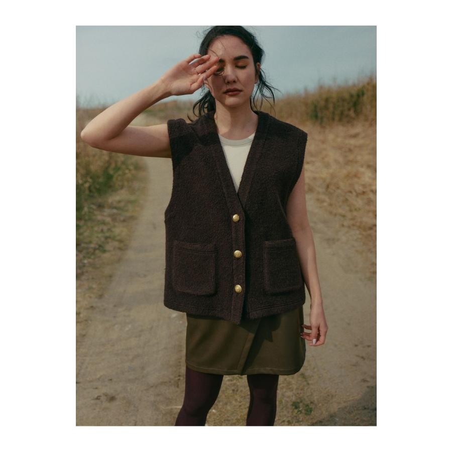【P5倍 / SALE】LUIGI VEST -Brown (TNH22200-10) The Newhouse(ザニューハウス) | THE NEWHOUSE | 05