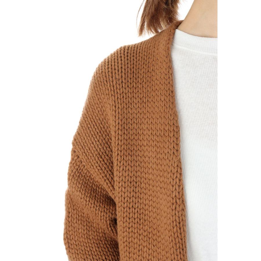 【P5倍 / SALE】Fine Lamb &amp; Cashmere Bulky Knit Cardigan-CAMEL(18RKNTOP-04KAT) Bluebird Boulevard(ブルーバードブルバード) | BLUEBIRD BOULEVARD | 03