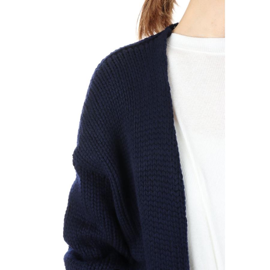 【P5倍 / SALE】Fine Lamb &amp; Cashmere Bulky Knit Cardigan-NAVY(18RKNTOP-04KAT) Bluebird Boulevard(ブルーバードブルバード) | BLUEBIRD BOULEVARD | 03