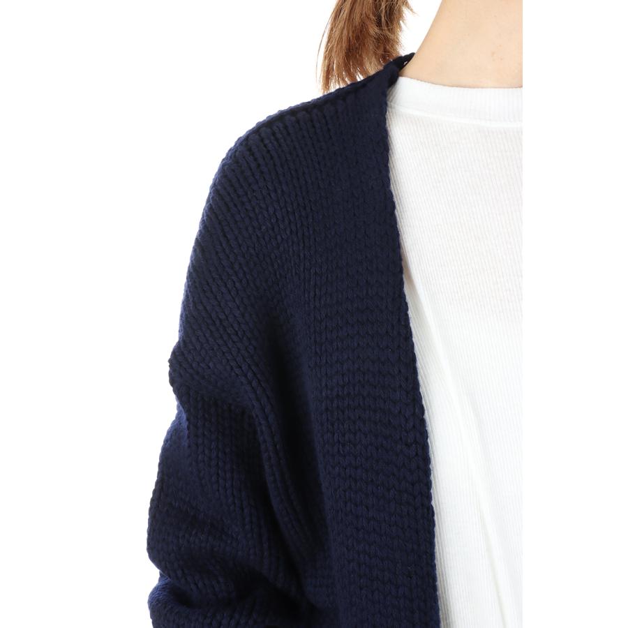 【P5倍 / SALE】Fine Lamb &amp;amp;amp;amp;amp; Cashmere Bulky Knit Cardigan-NAVY(18RKNTOP-04KAT) Bluebird Boulevard(ブルーバードブルバード) | BLUEBIRD BOULEVARD | 03