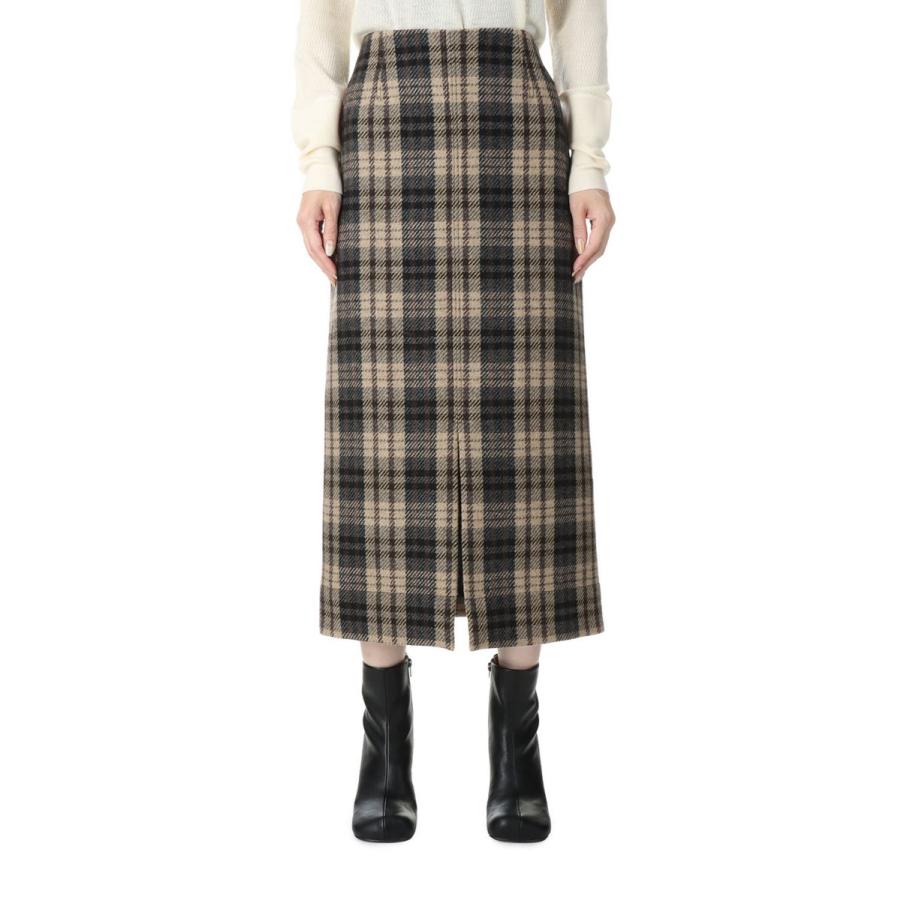 Recycled Bishou Wool Tight Skirt-BLACK(18RFABOT-02C) Bluebird Boulevard(ブルーバードブルバード) | BLUEBIRD BOULEVARD