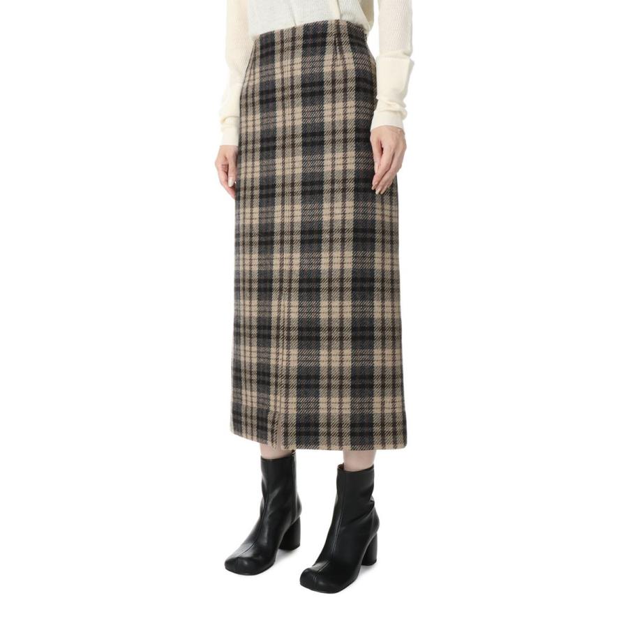 Recycled Bishou Wool Tight Skirt-BLACK(18RFABOT-02C) Bluebird Boulevard(ブルーバードブルバード) | BLUEBIRD BOULEVARD | 01