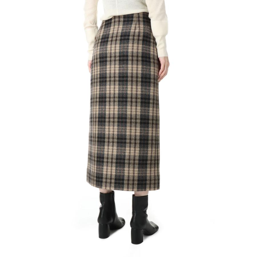 Recycled Bishou Wool Tight Skirt-BLACK(18RFABOT-02C) Bluebird Boulevard(ブルーバードブルバード) | BLUEBIRD BOULEVARD | 02