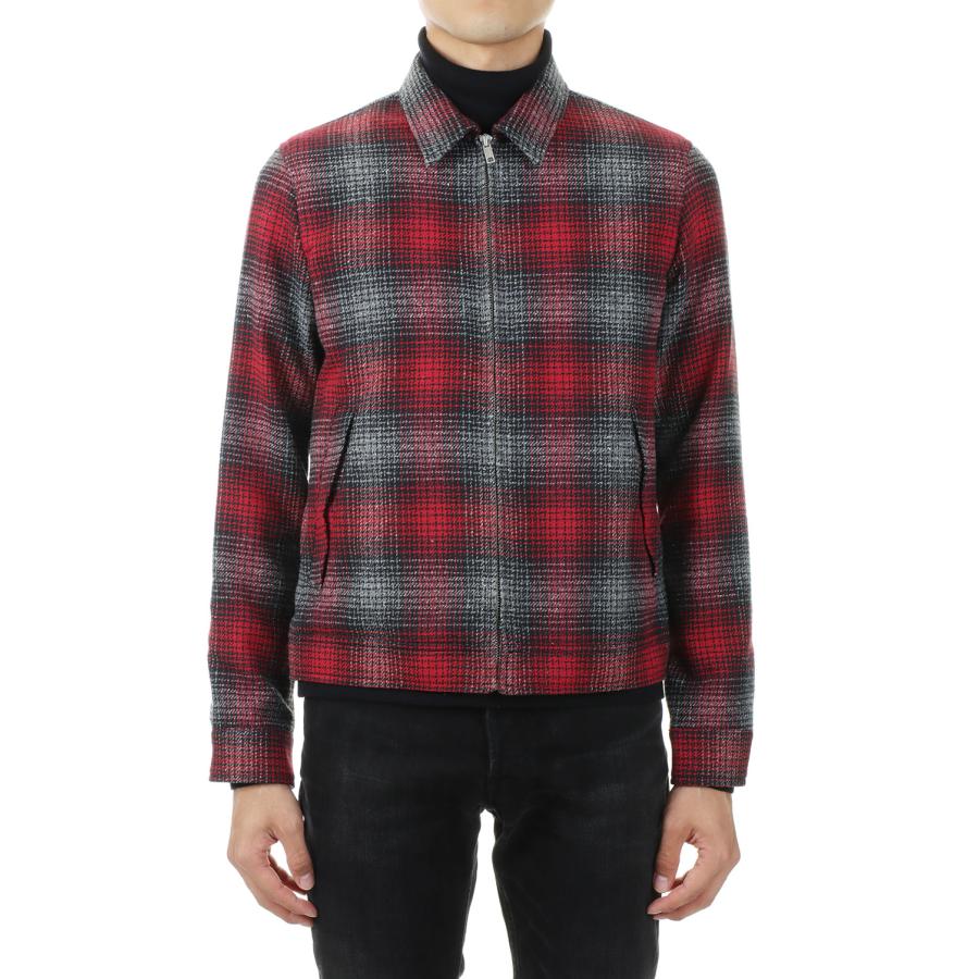 【P5倍 / SALE】Grandrelle V.Check Flannel Zipup BZ / RPT (2210-8001) Minedenim(マインデニム) | MINEDENIM | 01