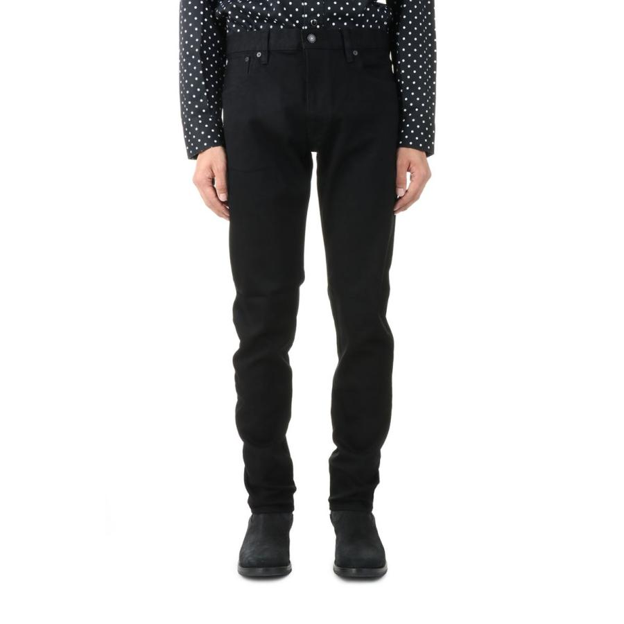 MINEDENIM N.Slim Tapered STR 5pocket OWS / BLK (FPKH102NSTBL