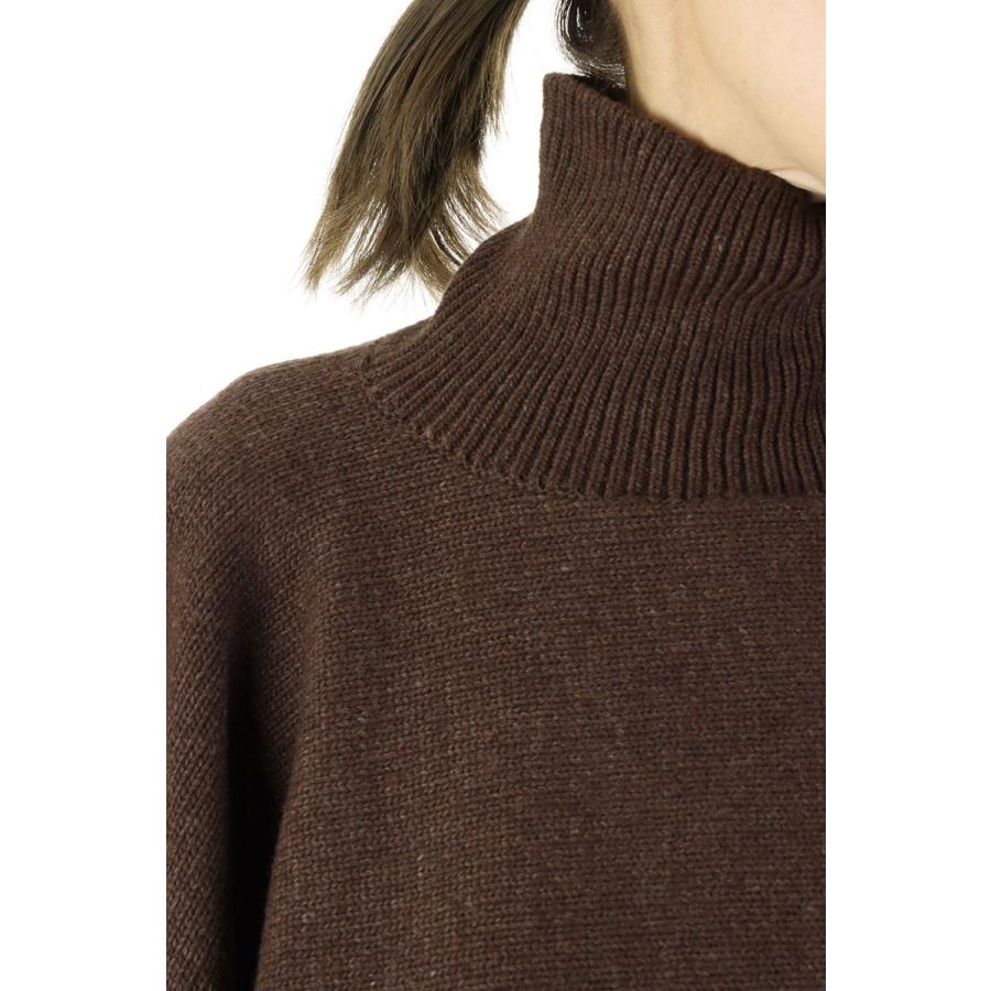 TODAYFUL トゥデイフル Lambwool Turtle Stole -DARK BROWN