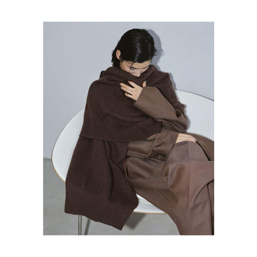 todayfu Mellow Touch Stole ブラウン todayfu Mellow Touch Stole ブラウン