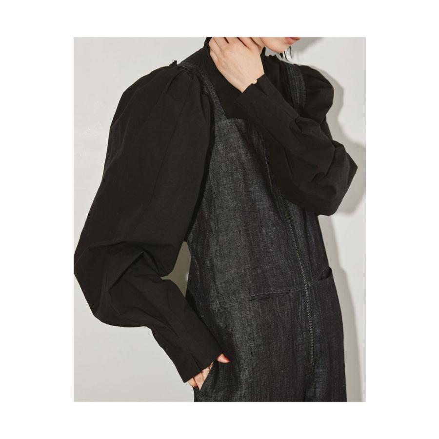 TODAYFUL トゥデイフル Cutoff Puffshoulder Shirts -BLACK（12220433 