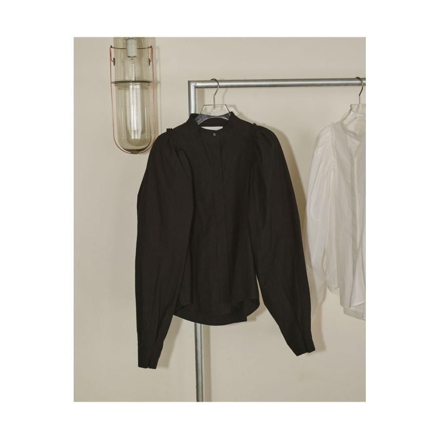 TODAYFUL トゥデイフル Cutoff Puffshoulder Shirts -BLACK（12220433 