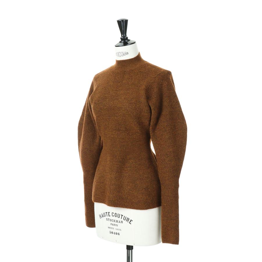 Puffsleeve Peplum Knit -BROWN(12220530) Todayful(トゥデイフル) | TODAYFUL | 01