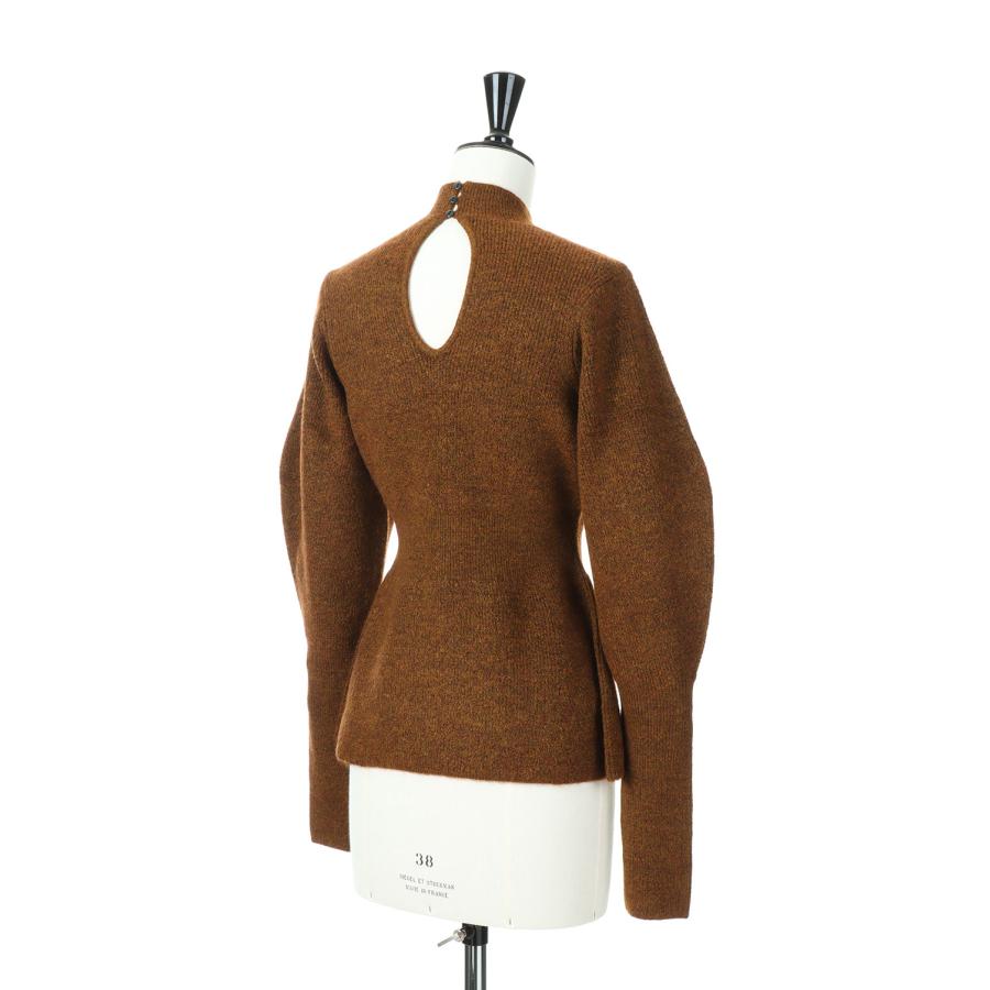 Puffsleeve Peplum Knit -BROWN(12220530) Todayful(トゥデイフル) | TODAYFUL | 02