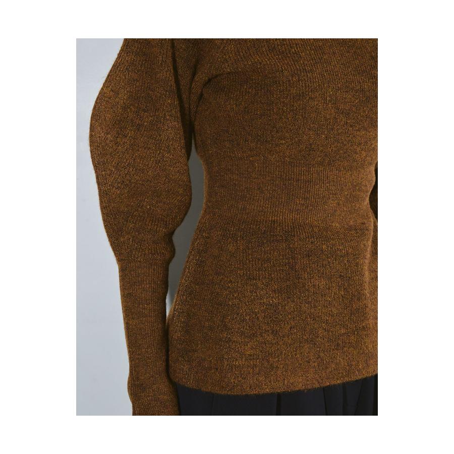 Puffsleeve Peplum Knit -BROWN(12220530) Todayful(トゥデイフル) | TODAYFUL | 07