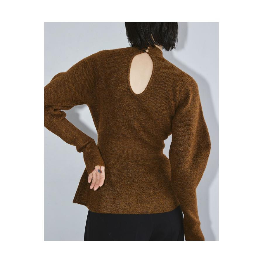 Puffsleeve Peplum Knit -BROWN(12220530) Todayful(トゥデイフル) | TODAYFUL | 09