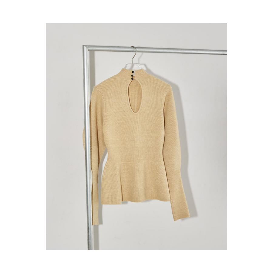 TODAYFUL 【SALE】Puffsleeve Peplum Knit -CREAM(12220530) Todayful