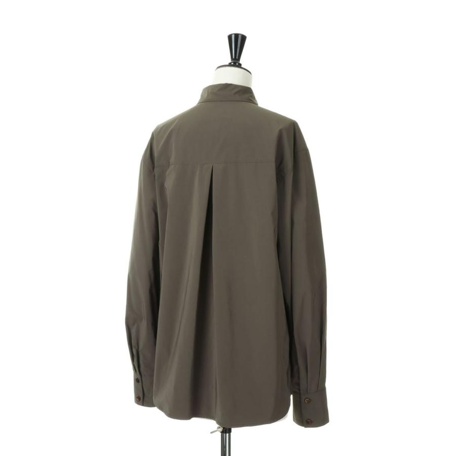 TODAYFUL 【SALE / 40%OFF】 Silky Roundhem Shirts -DARK BROWN