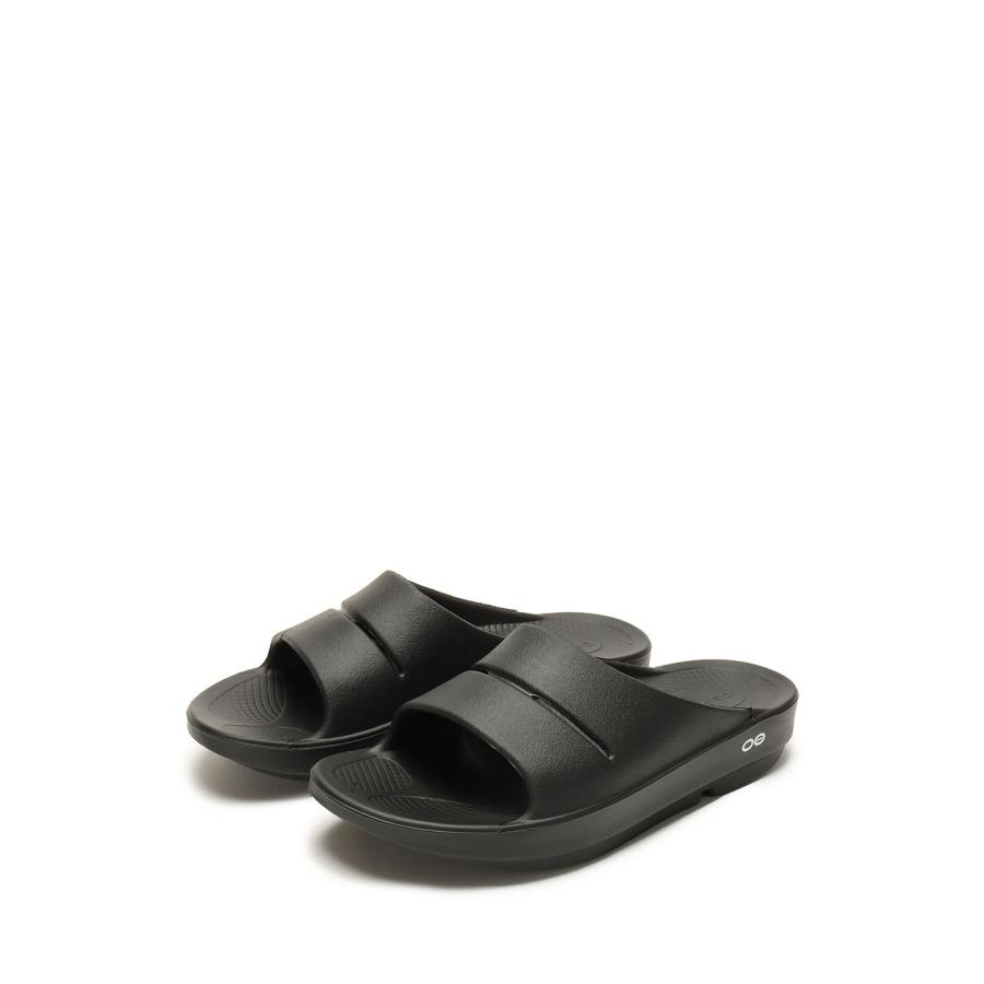 【P5倍】ウーフォス OOahh - BLACK Oofos - Men -(ウーフォス) | OOFOS | 01