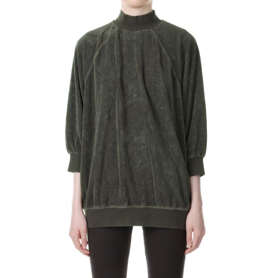 【P5倍 / SALE】3/4 Sleeve Mockneck -OFF BLACK (125BT225190FW) ESSENTIALS -Women-(エッセンシャルズ) | 