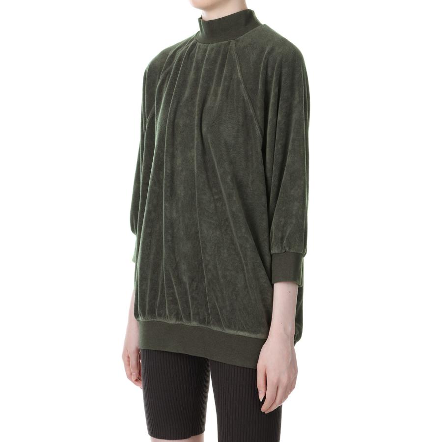 【P5倍 / SALE】3/4 Sleeve Mockneck -OFF BLACK (125BT225190FW) ESSENTIALS -Women-(エッセンシャルズ) |  | 01