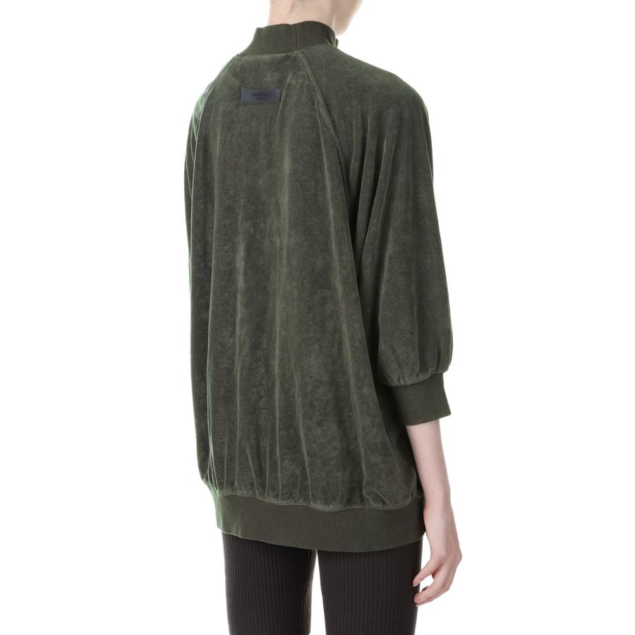 【P5倍 / SALE】3/4 Sleeve Mockneck -OFF BLACK (125BT225190FW) ESSENTIALS -Women-(エッセンシャルズ) |  | 02