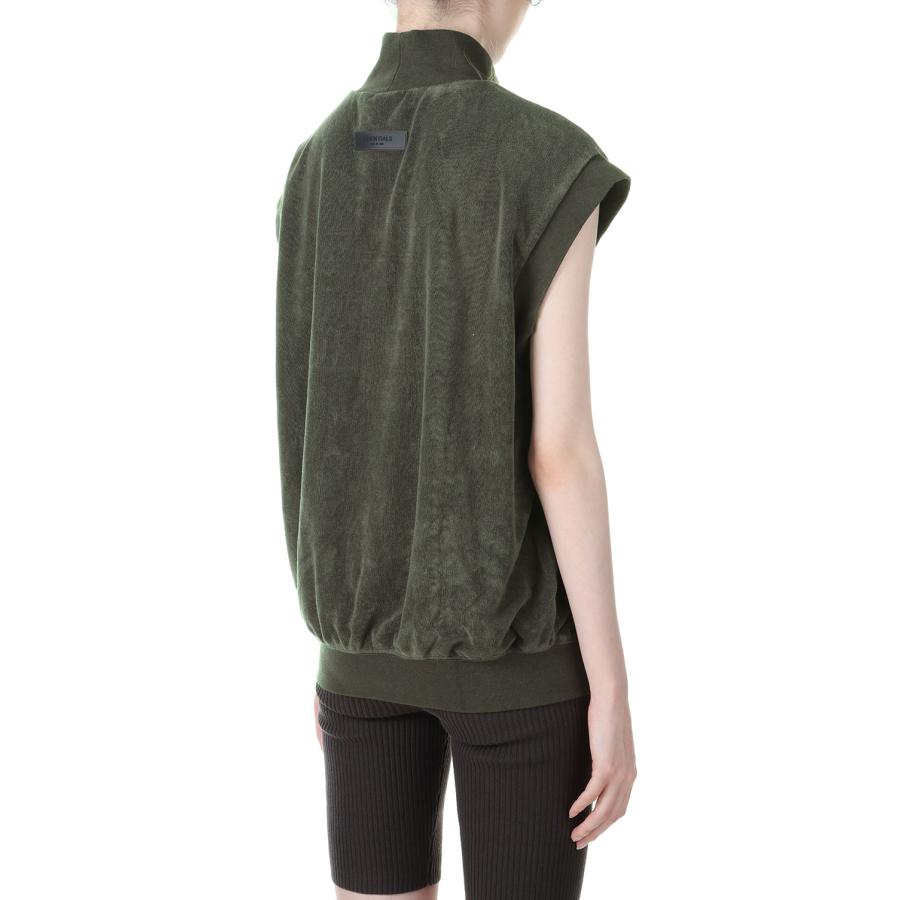 【P5倍 / SALE】Pullover Mockneck Vest -OFF BLACK (125BT225070FW) ESSENTIALS -Women-(エッセンシャルズ) |  | 02