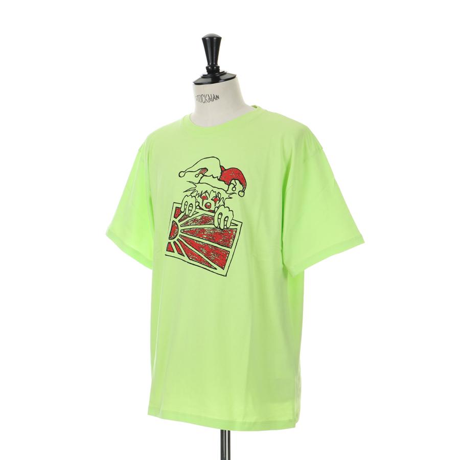 【P10倍】【SALE】CLOWN TSHIRT KNIT / LIME RASSVET(ラスベート) |  | 01