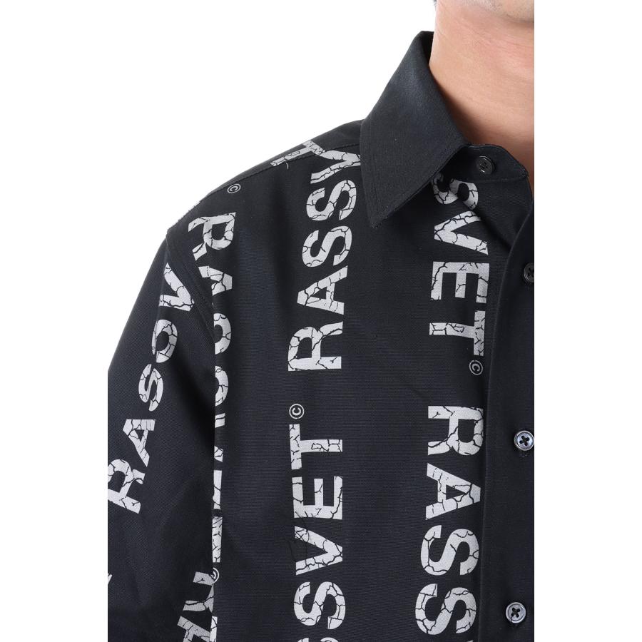【P10倍】【SALE】DESERT HYBRID SHIRT WOVEN KNIT / BLACK RASSVET(ラスベート) |  | 03