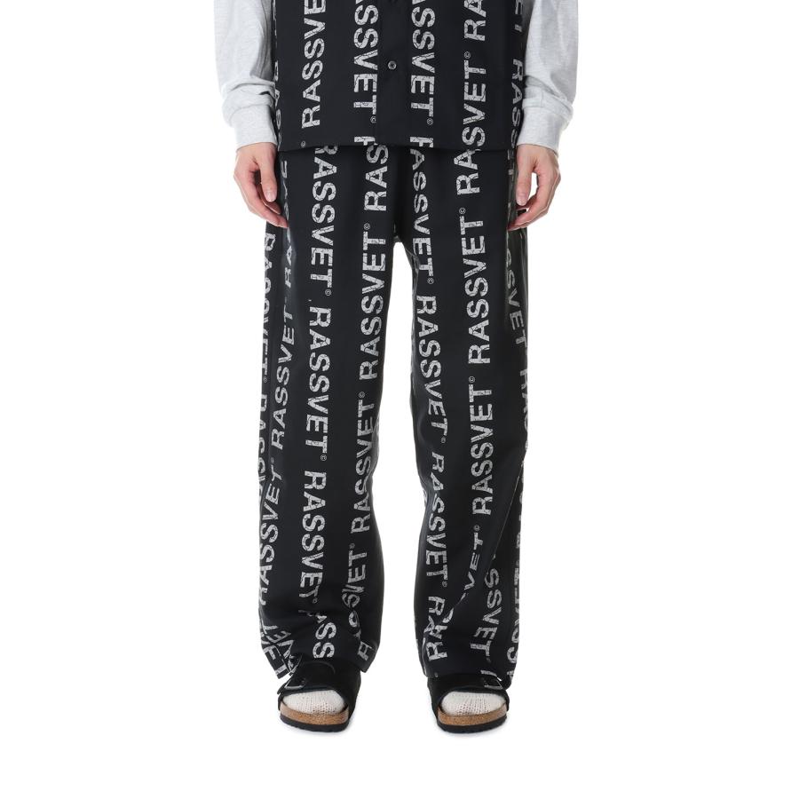 【P10倍】【SALE】DESERT TROUSERS WOVEN / BLACK RASSVET(ラスベート) | 