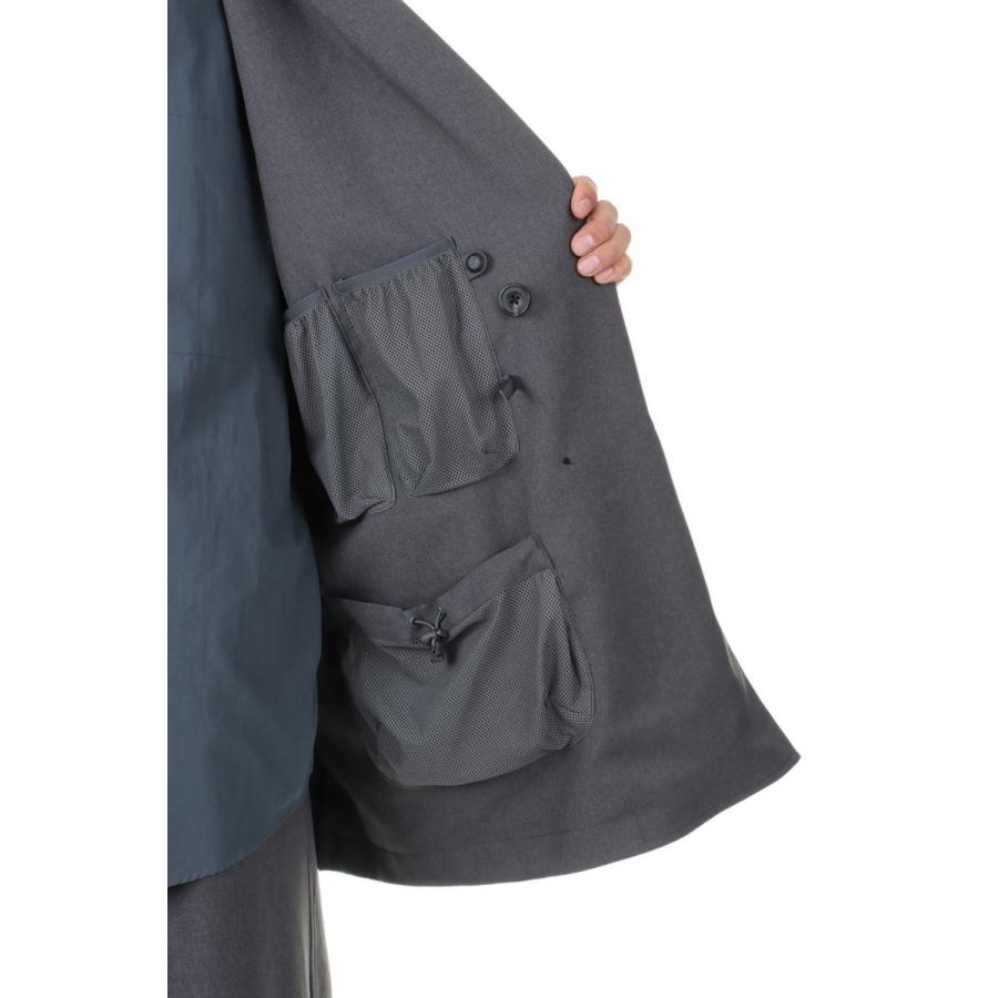 DAIWA PIER39（ダイワ ピア39） TECH DOUBLE-BREASTED JACKET - GRAY