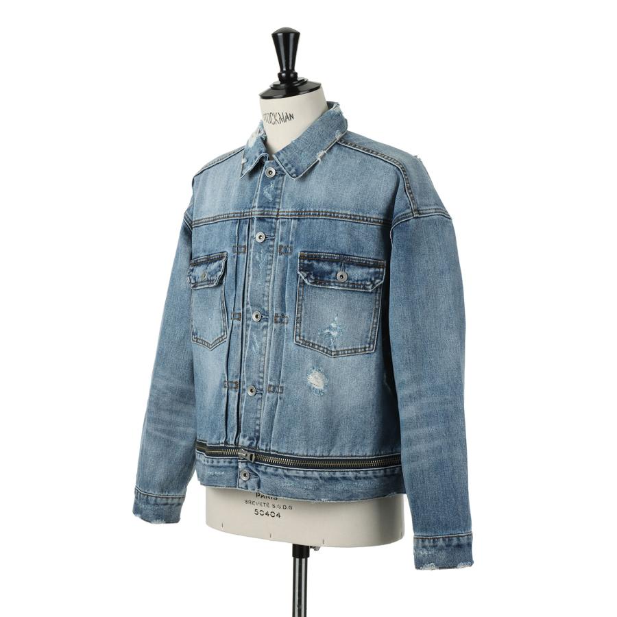 Flower Embroidery Short Denim Jacket -INDIGO(LEJ241) LEGENDA(レジェンダ) | LEGENDA | 02