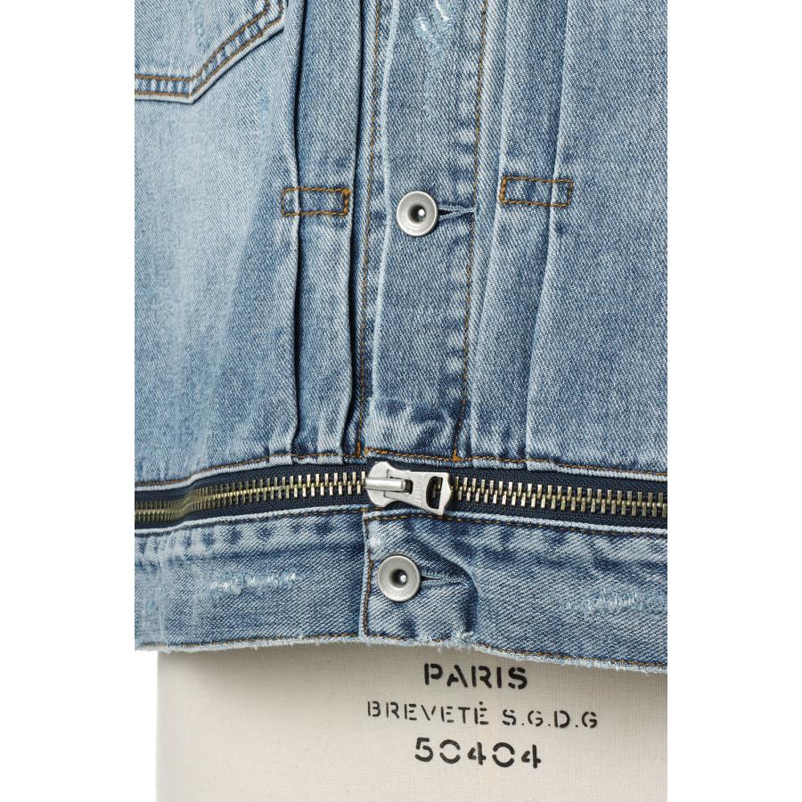 Flower Embroidery Short Denim Jacket -INDIGO(LEJ241) LEGENDA(レジェンダ) | LEGENDA | 04