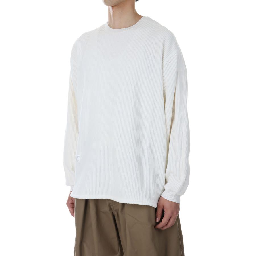 【P5倍 / SALE】SWEDISH RIB LS TEE / White(23SS-MS1-007) MAGIC STICK(マジックスティック) | MAGIC STICK | 01