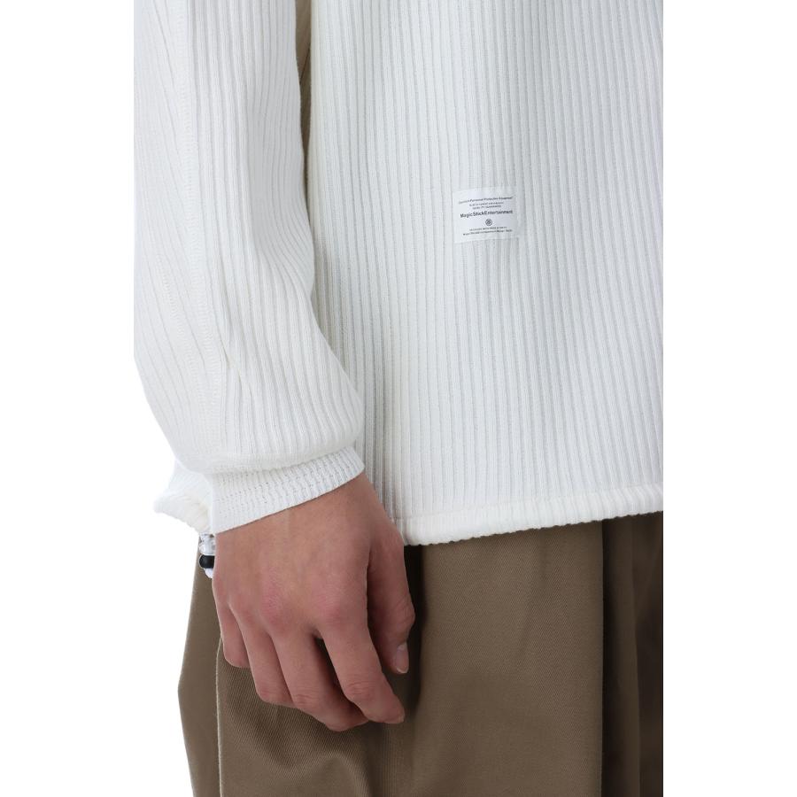 【P5倍 / SALE】SWEDISH RIB LS TEE / White(23SS-MS1-007) MAGIC STICK(マジックスティック) | MAGIC STICK | 04