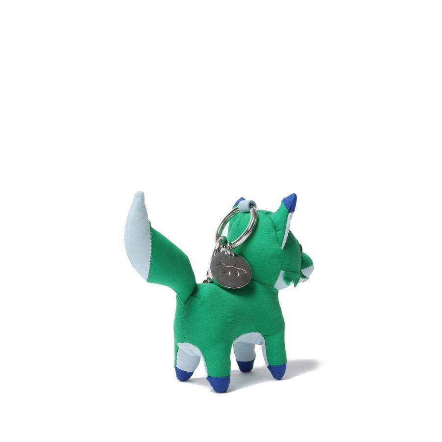 SMALL COLORBLOCK FOX BAG CHARM -GRASS GREEN(KU06904WQ0051) Maison Kitsune -Women-(メゾンキツネ) |  | 01