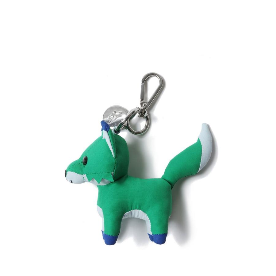 SMALL COLORBLOCK FOX BAG CHARM -GRASS GREEN(KU06904WQ0051) Maison Kitsune -Women-(メゾンキツネ) |  | 02