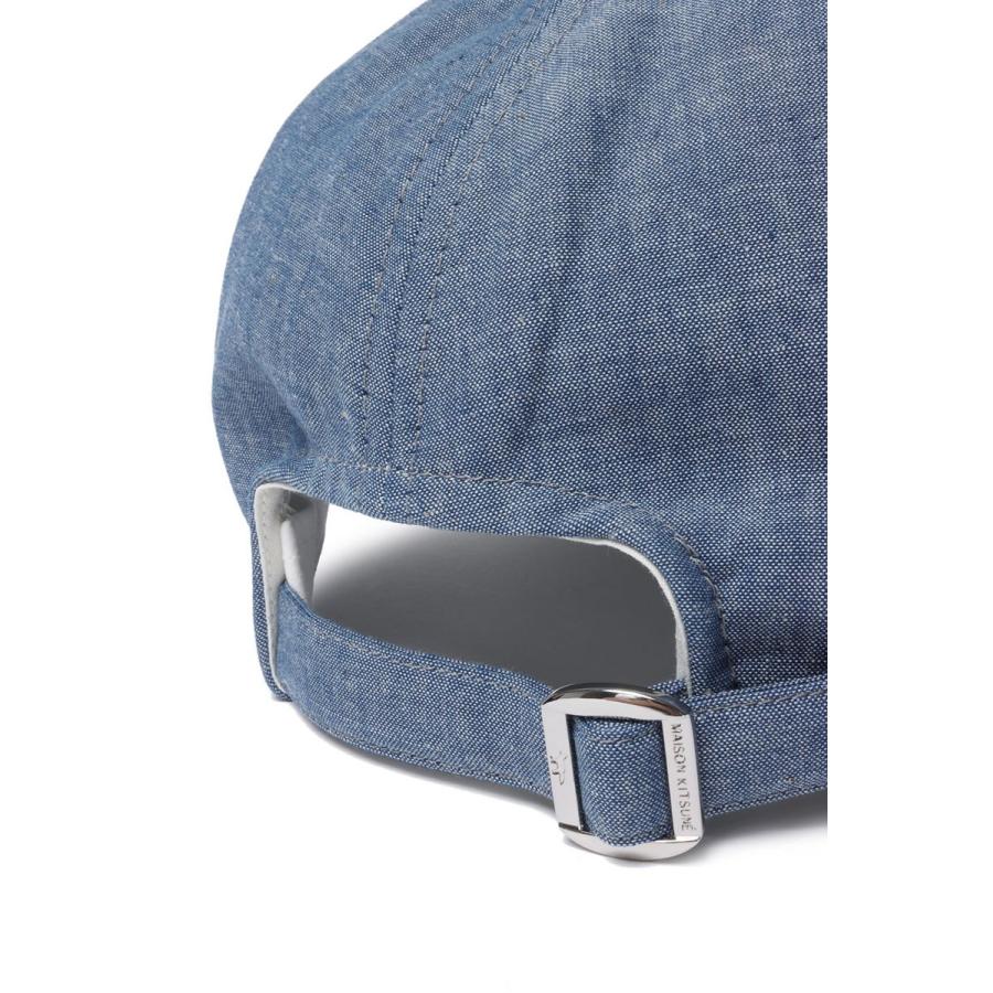 SMALL FOX HEAD EMBROIDERY 6P CAP -INDIGO(JU06129WC5000) Maison Kitsune -Women-(メゾンキツネ) |  | 04