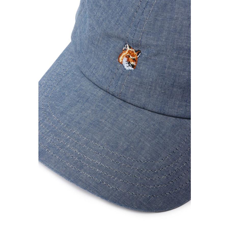 SMALL FOX HEAD EMBROIDERY 6P CAP -INDIGO(JU06129WC5000) Maison Kitsune -Women-(メゾンキツネ) |  | 05