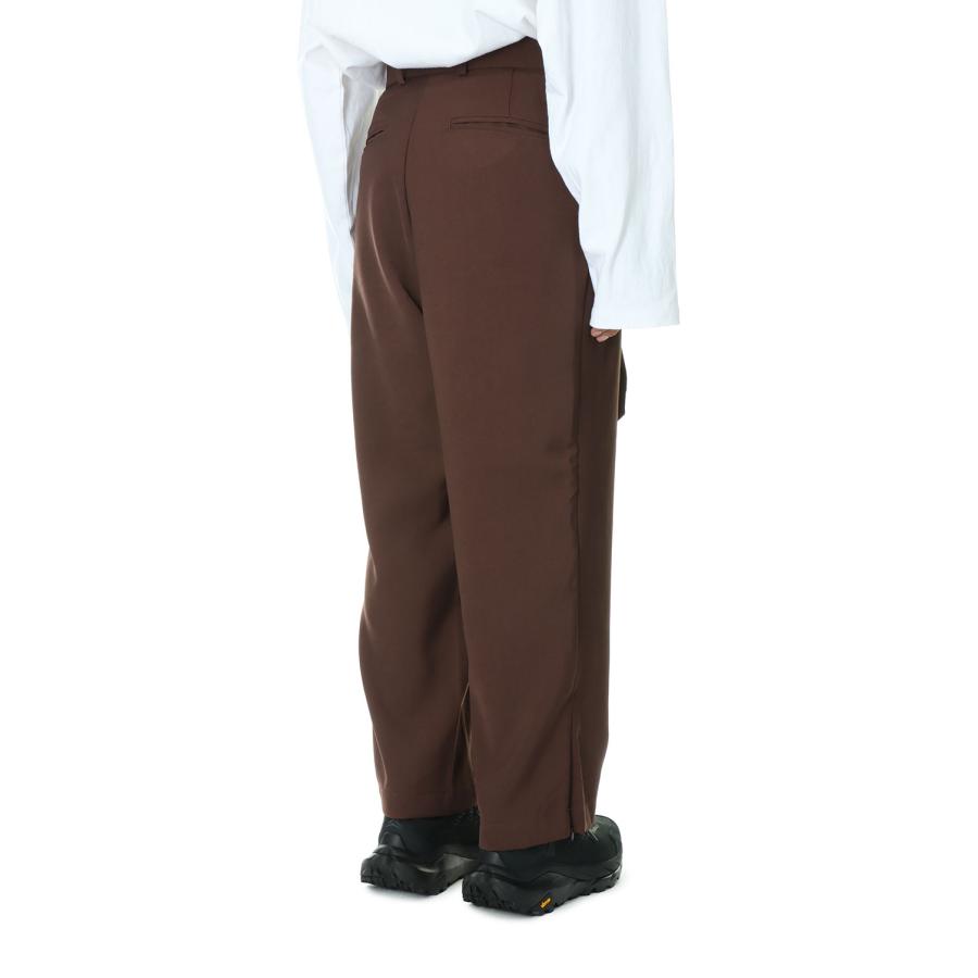 Two Tuck Belt Slacks Pants 2nd -BROWN (LEP223) LEGENDA(レジェンダ) | LEGENDA | 02
